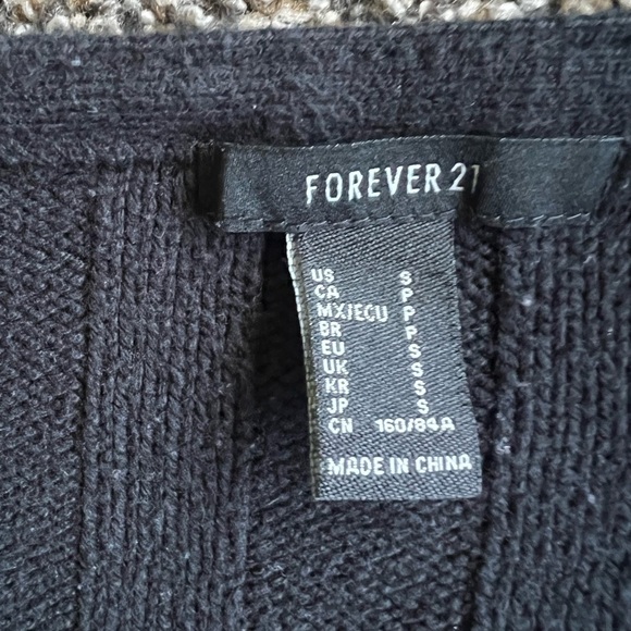 Forever 21 Classic Black V-Neck Sweater - Picture 6 of 6